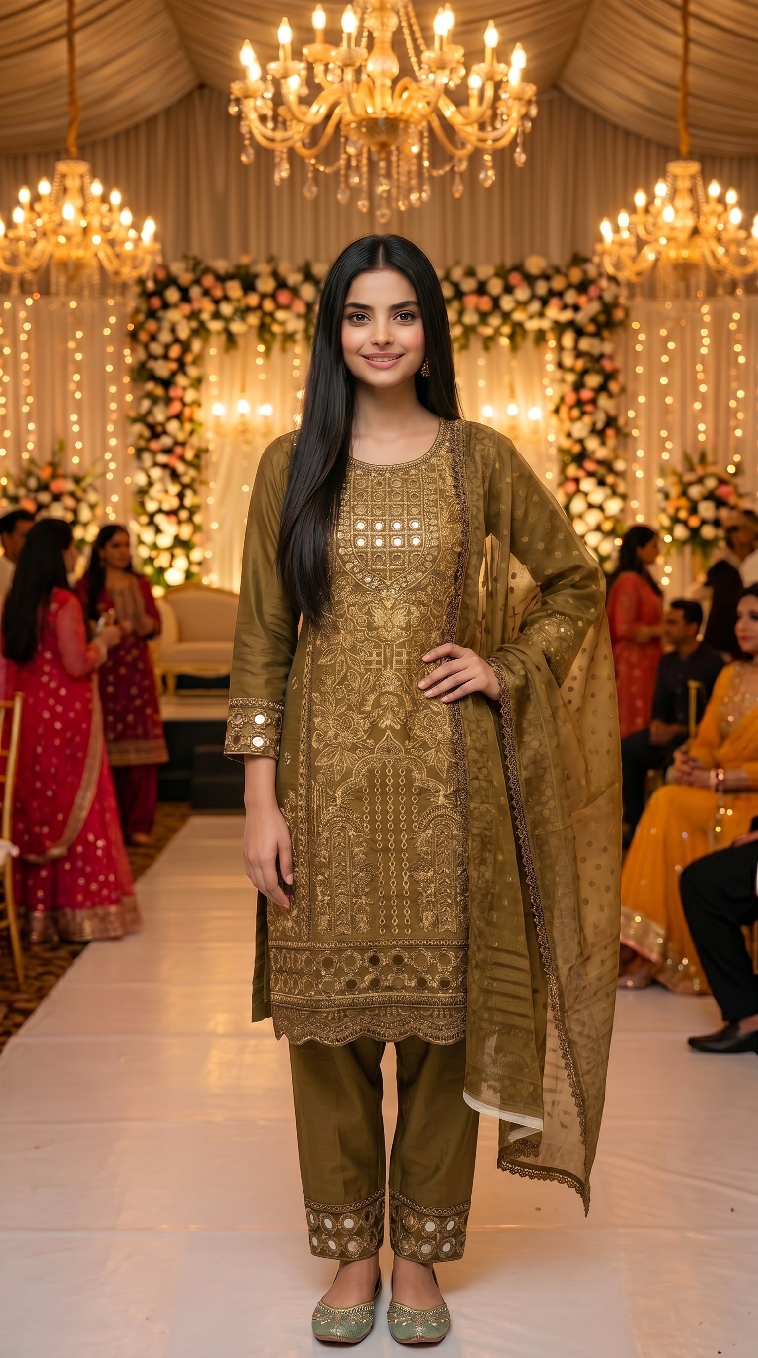 3 Piece Soit Embroidered