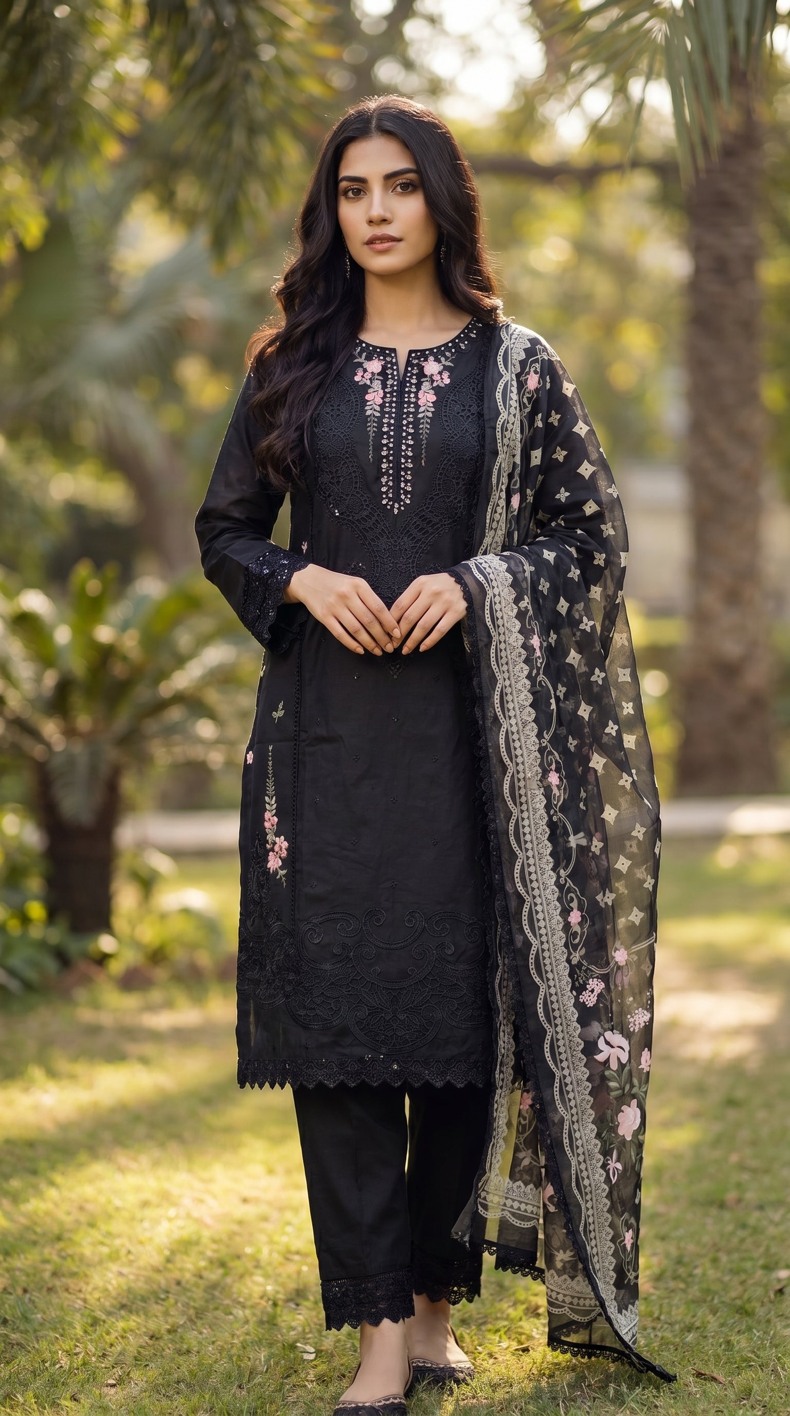 Black 3 piece soit soft cotton